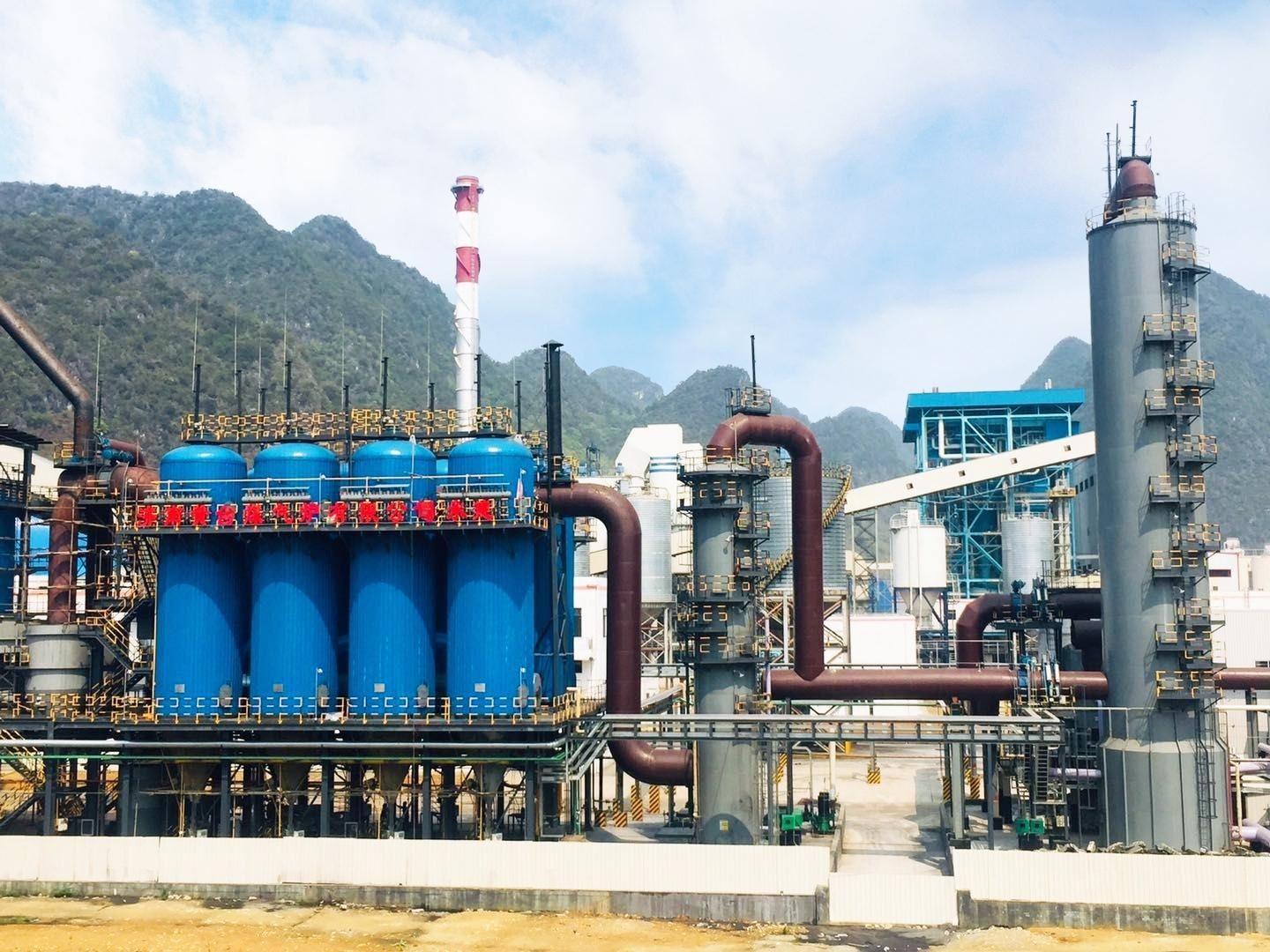 靖西循環流化床氣化爐煤氣站投產運行